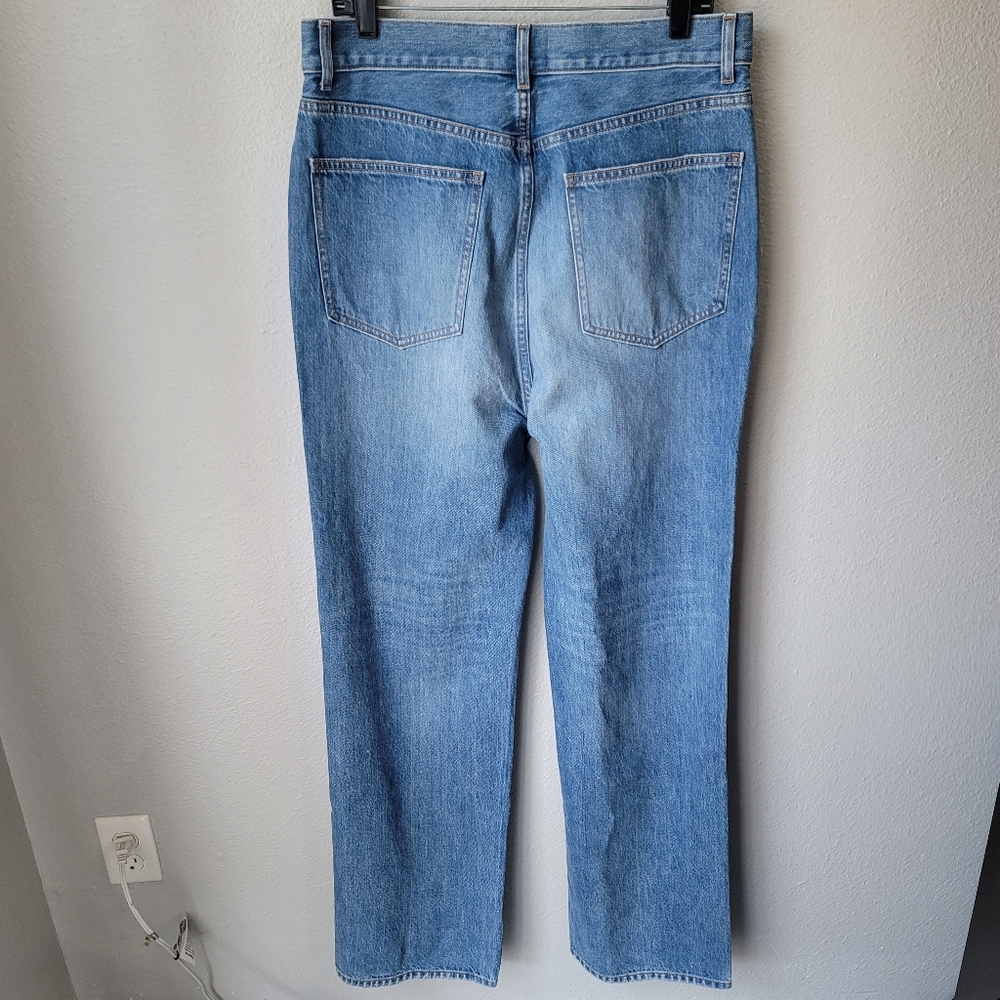 NWT Doen Laurent Wide Leg Ultra High Rise Jean, Size 31, Color Vilaine Wash - Picture 6 of 11